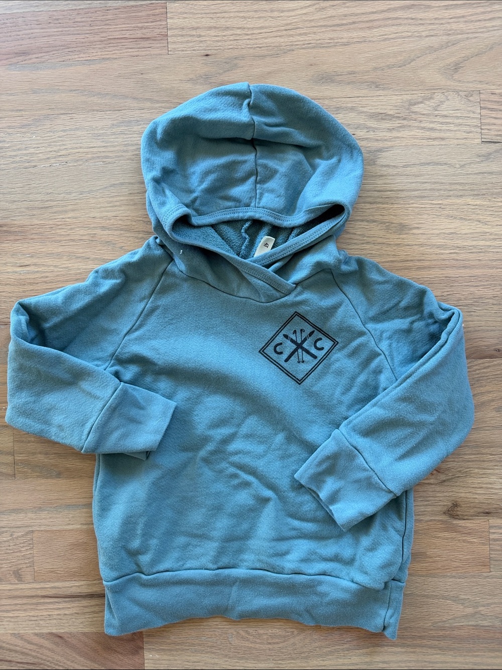 Childhoods Clothing 4T Ski Team Hoodie Rainwater Blue